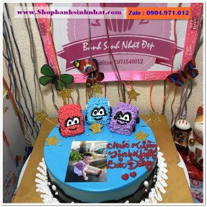 Bánh Sinh Nhật In Hình Ảnh - H528